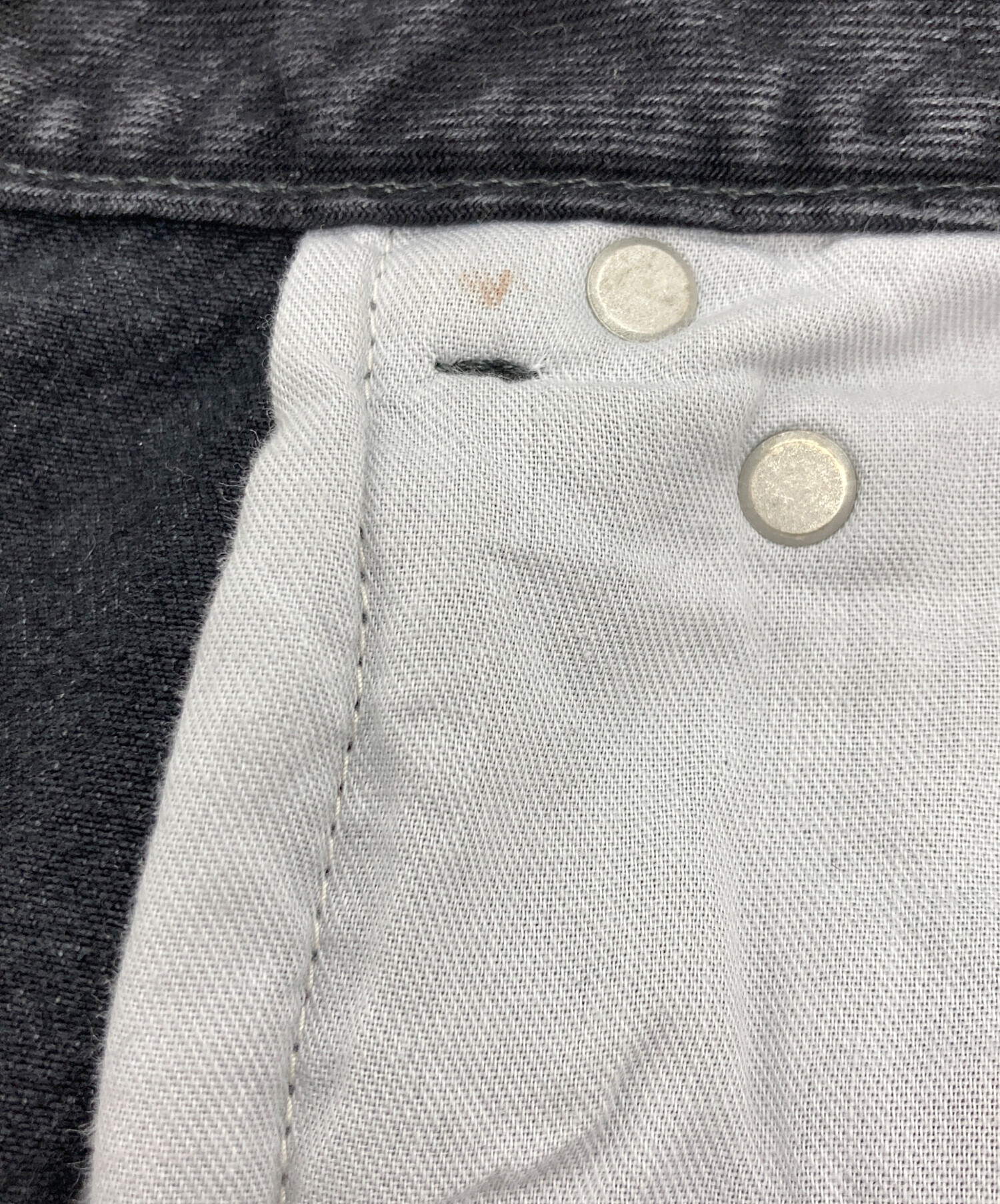 中古・古着通販】SHISHIKUI (シシクイ) Daco デニムパンツ ブラック