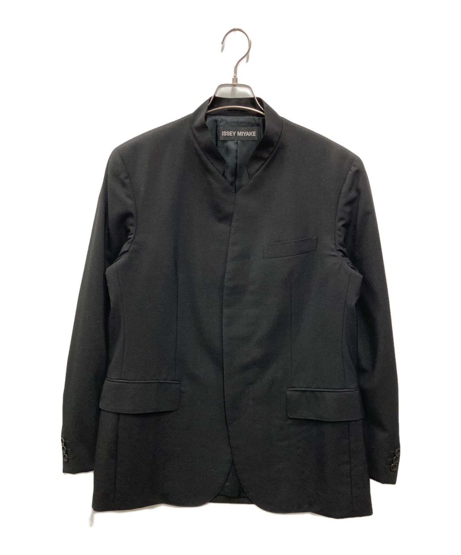 issey miyake マオカラージャケット 中古・古着通販】ISSEY MIYAKE (イッセイミヤケ) マオカラージャケット
