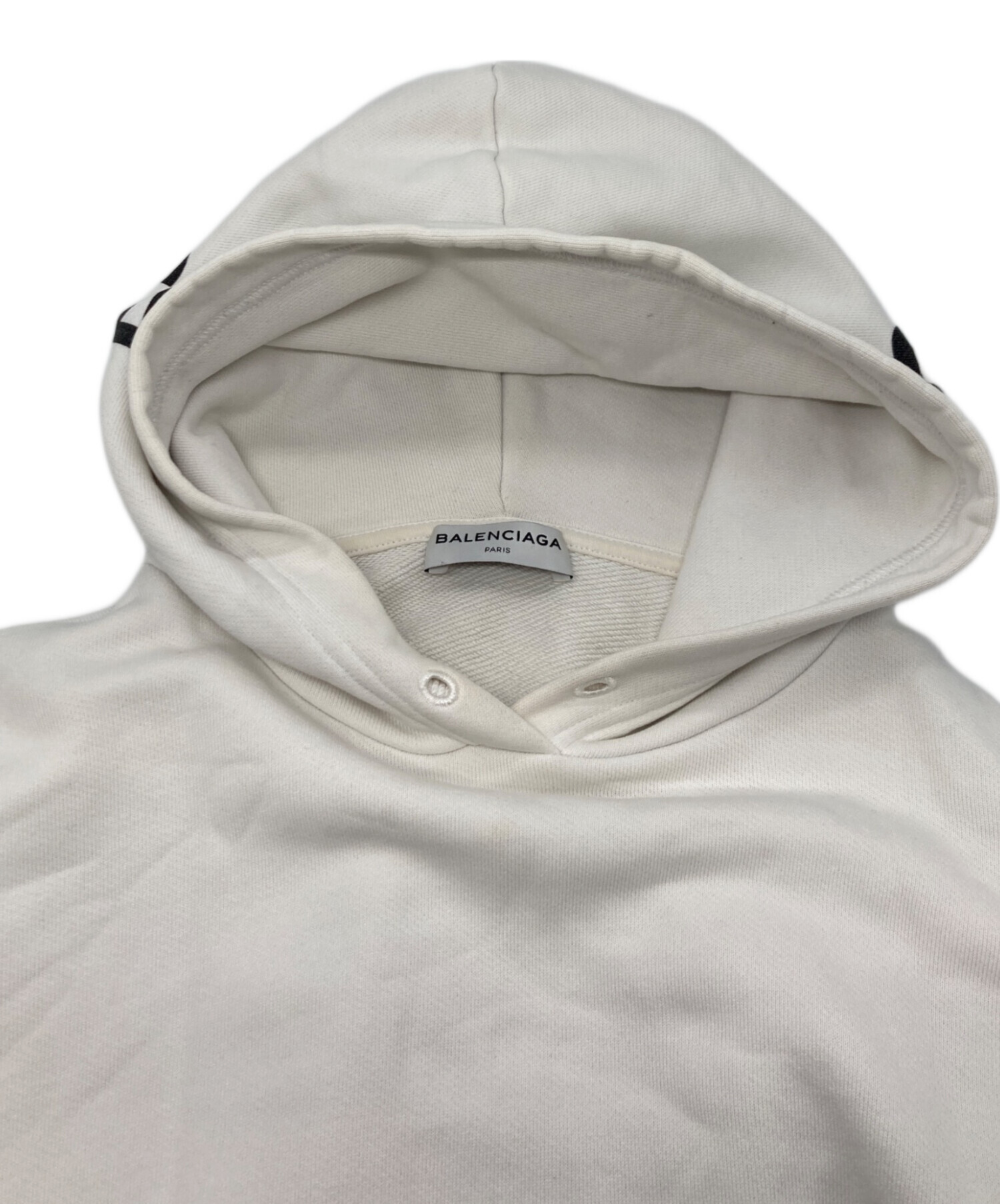 BALENCIAGA ホワイト フード付きパーカー S*o様 BALENCIAGA ホワイト