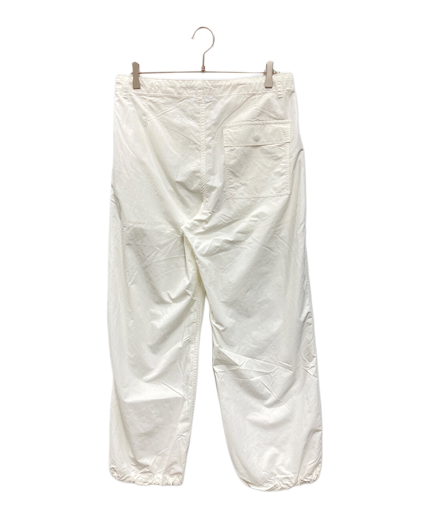 中古・古着通販】UNUSED (アンユーズド) Nylon wide pants ホワイト