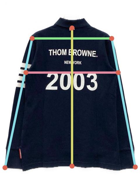 中古・古着通販】Thom Browne (トムブラウン) 4BAR LONG SLEEVE POLO