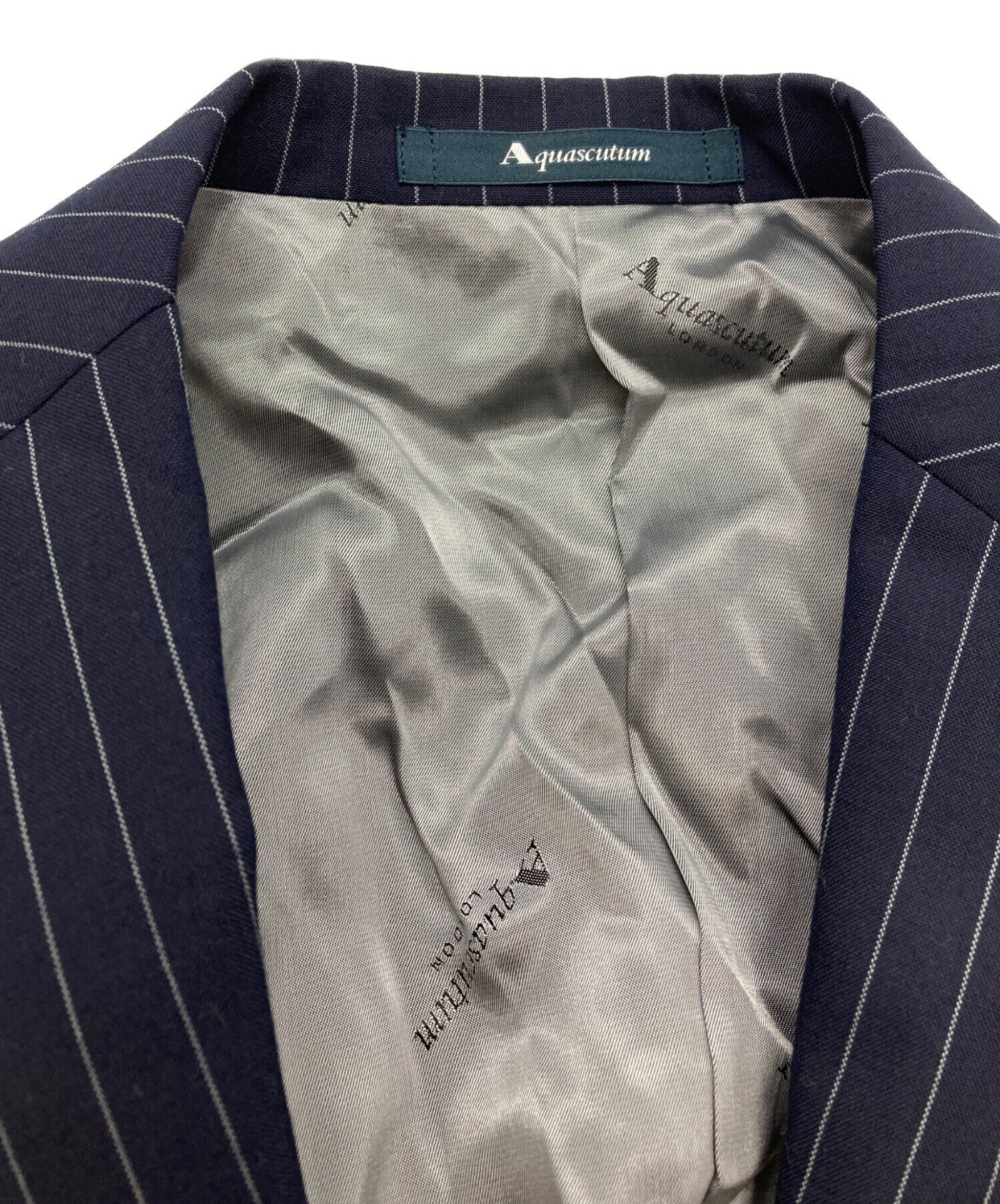 中古・古着通販】Aquascutum (アクアスキュータム) Banker Stripe Suit
