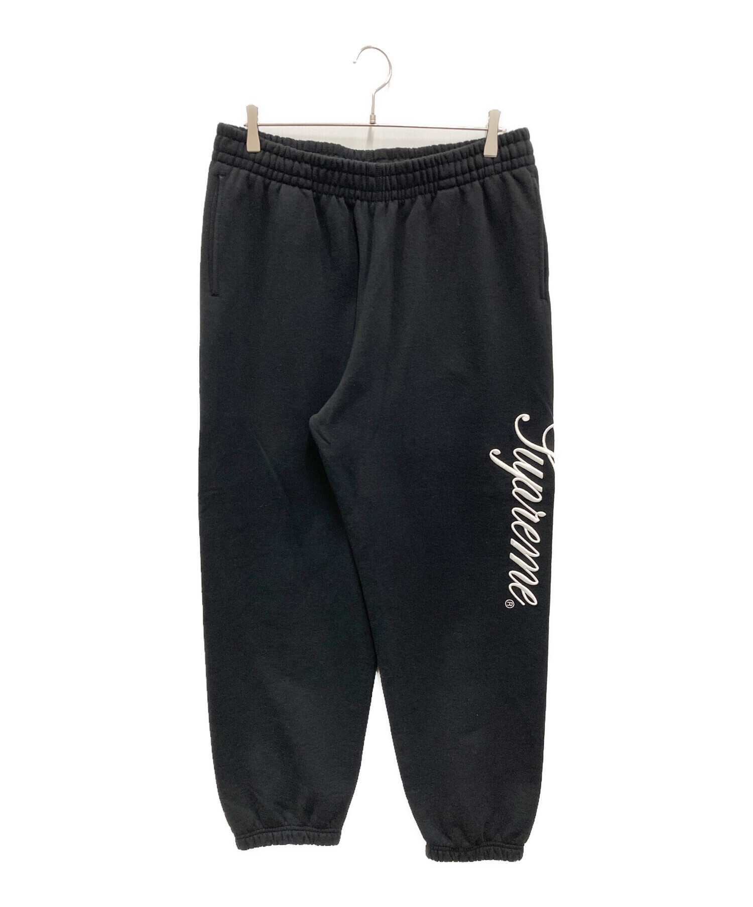 中古・古着通販】Supreme (シュプリーム) SCRIPT SWEAT PANTS ブラック