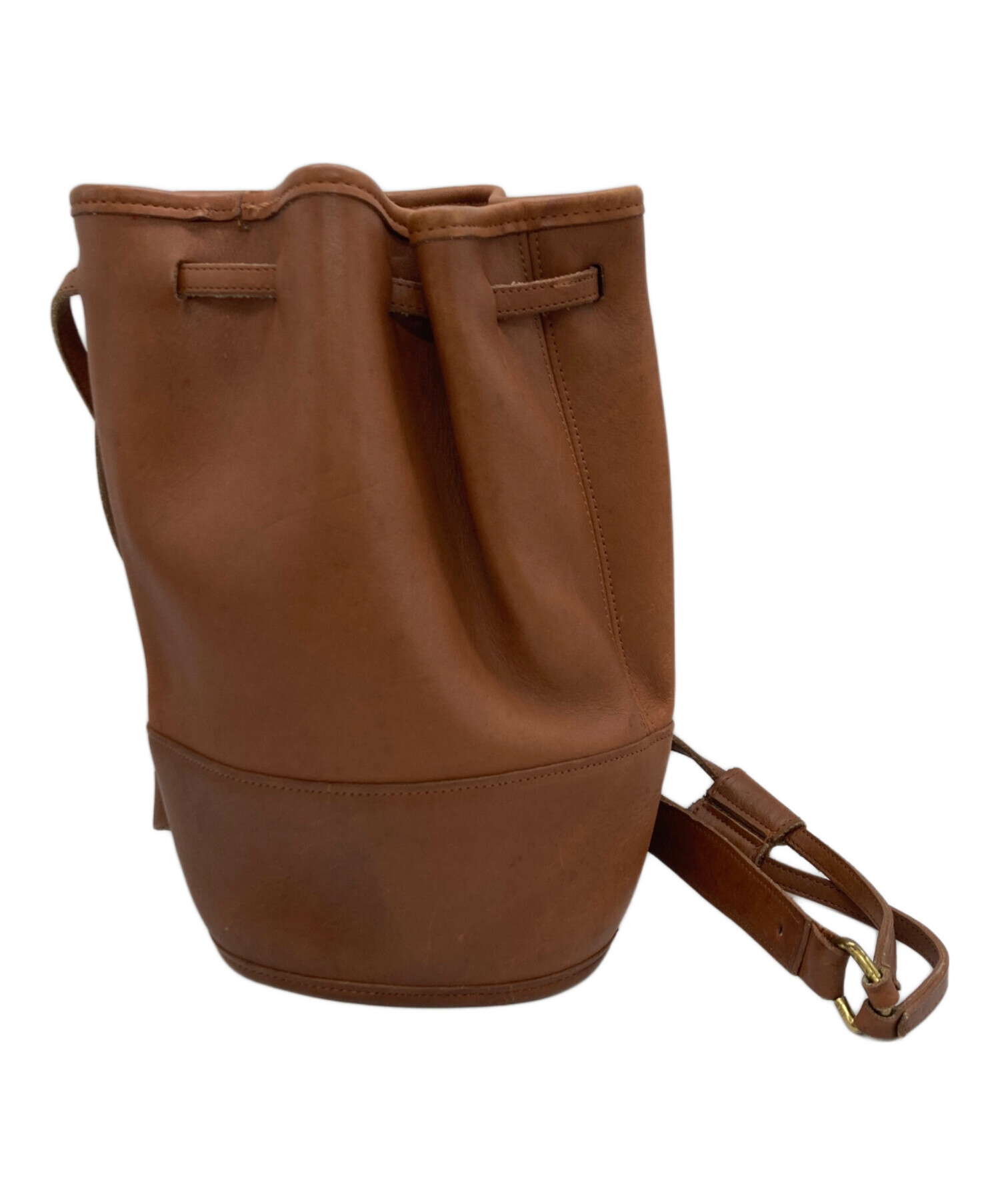 中古・古着通販】COACH (コーチ) 巾着バッグ ブラウン｜ブランド・古着