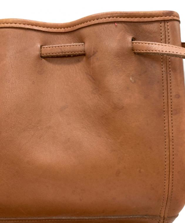 中古・古着通販】COACH (コーチ) 巾着バッグ ブラウン｜ブランド・古着