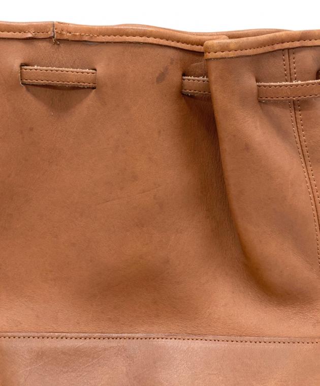 中古・古着通販】COACH (コーチ) 巾着バッグ ブラウン｜ブランド・古着