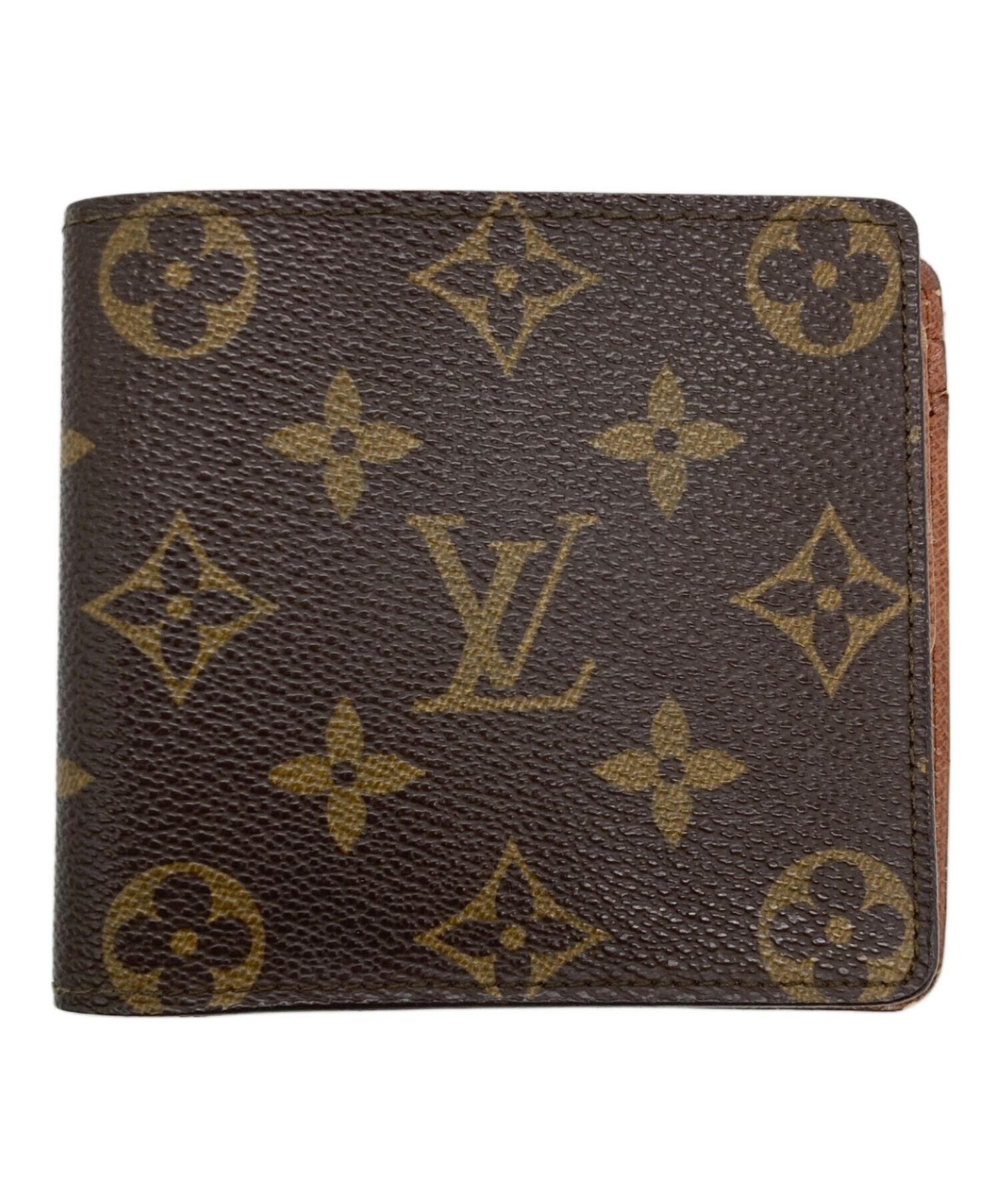 中古・古着通販】LOUIS VUITTON (ルイ ヴィトン) 2つ折り財布 ブラウン
