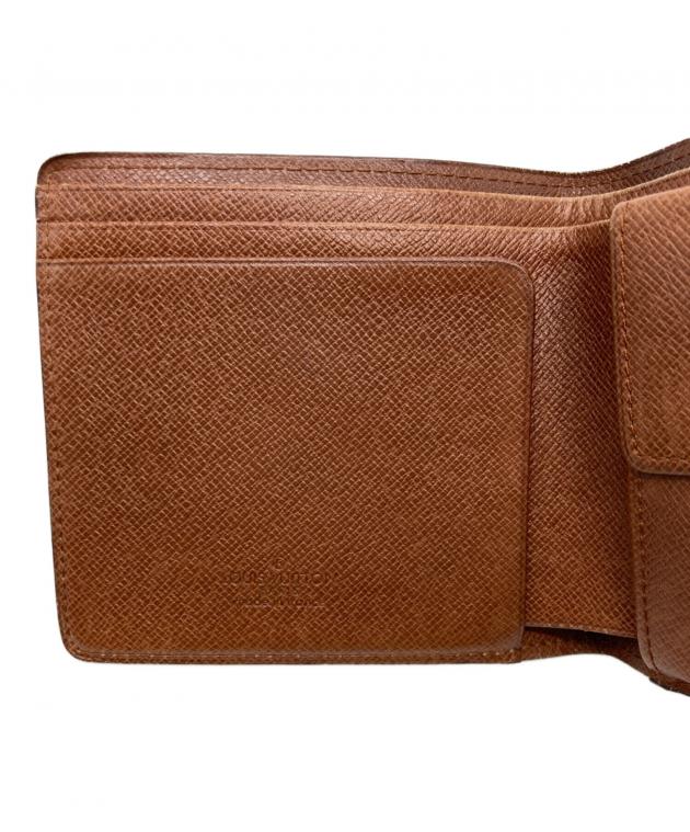 中古・古着通販】LOUIS VUITTON (ルイ ヴィトン) 2つ折り財布 ブラウン