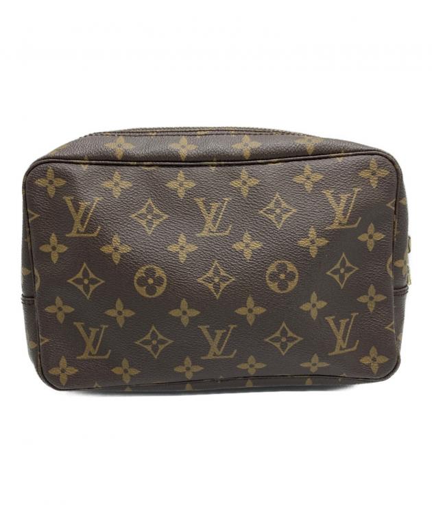 Louis Vuitton ブラウン ポーチ 中古・古着通販】LOUIS VUITTON (ルイ ヴィトン) コスメポーチ