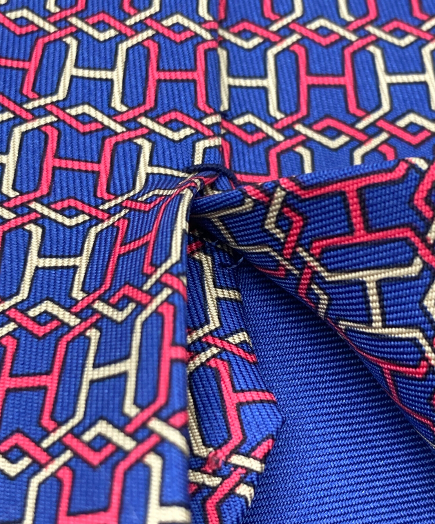 中古・古着通販】HERMES (エルメス) 総柄Hマークシルクネクタイ マルチ