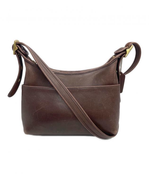 コーチ レザー ブラウン ショルダーバッグ 1950【中古】COACH COACH - コーチ レザー ブラウン ショルダーバッグ 1950【中古】COACH