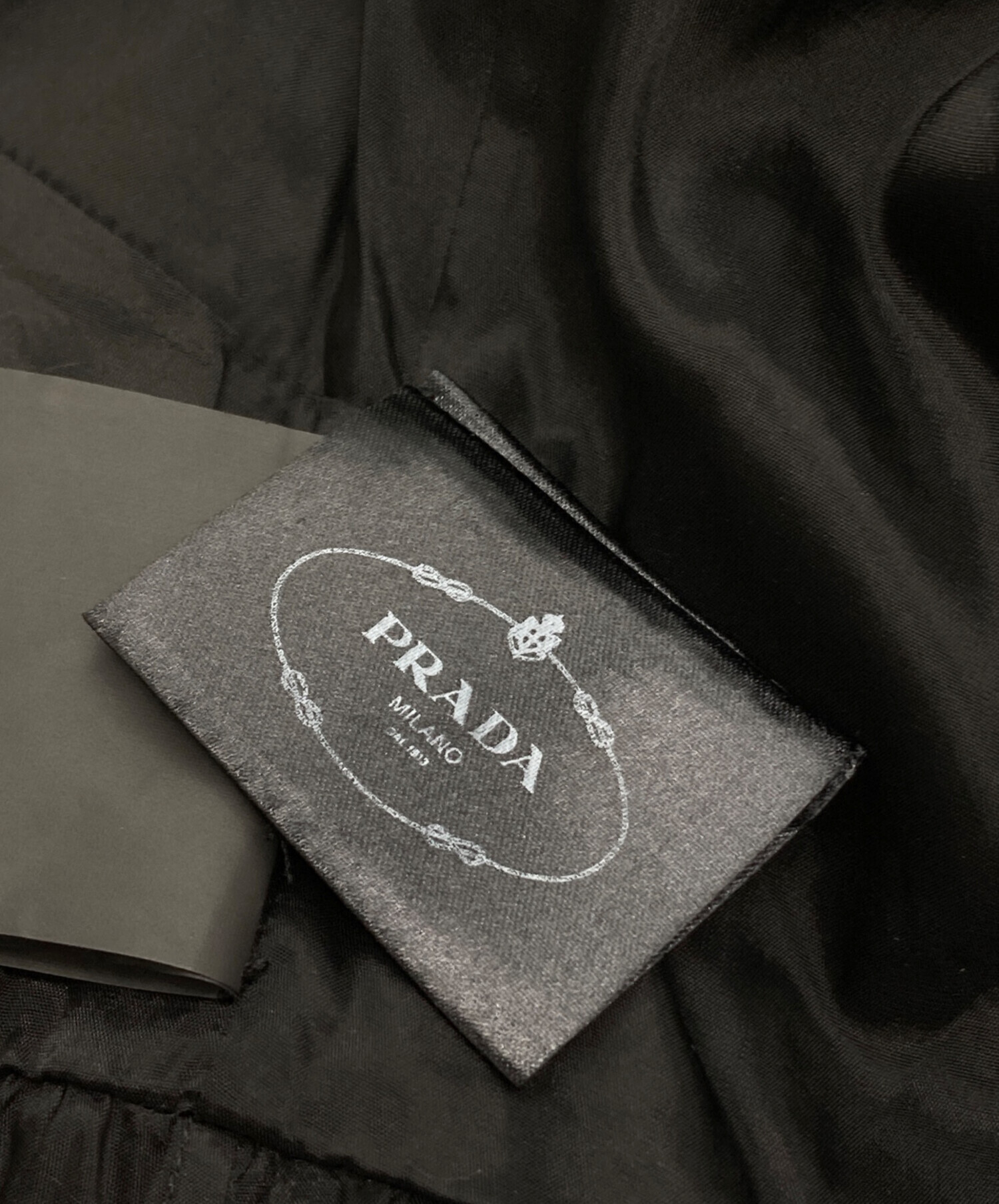 中古・古着通販】PRADA (プラダ) 花柄ワンピース ブラック サイズ:40