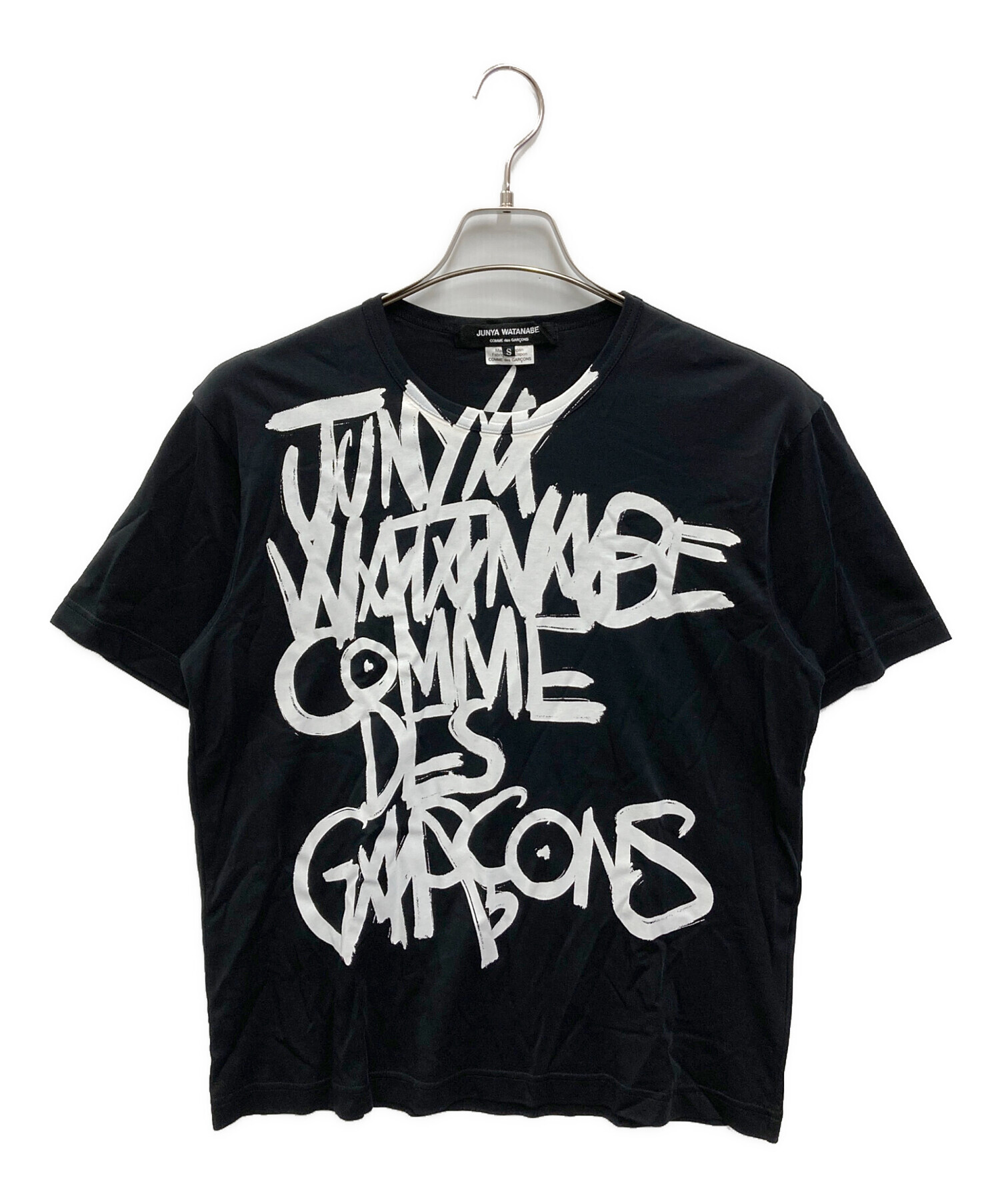 ジュンヤワタナベコムデギャルソン AD2004 スパンコールダメージ加工Tシャツ 中古・古着通販】JUNYA WATANABE COMME des GARCONS ((ジュンヤ