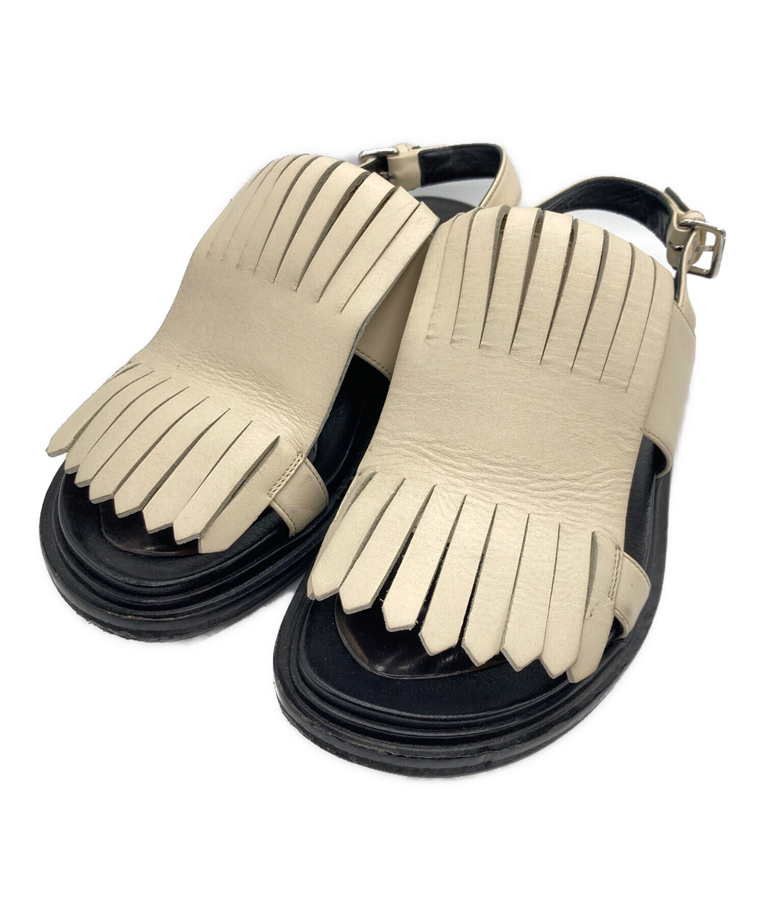 MARNI マルニ サンダル 36(22.5cm位) グレー 【古着】【】 【公式通販】