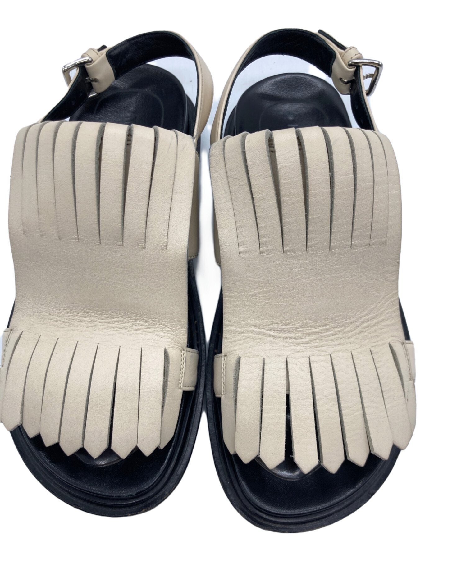 【新品未使用】MARNI サンダル 36 中古・古着通販】MARNI (マルニ) FUSSBETT サンダル アイボリー サイズ