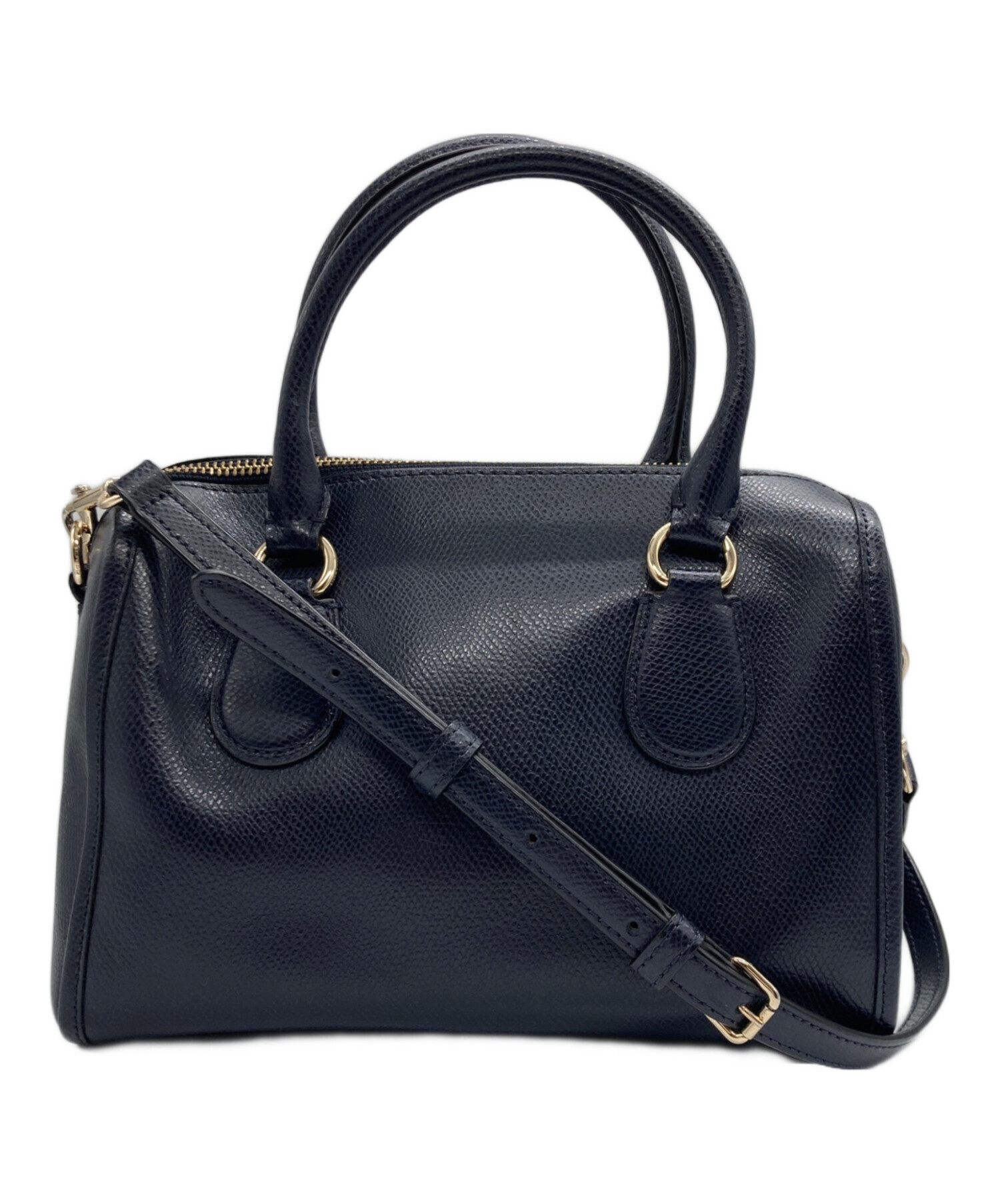 【COACH】コーチ　ショルダーバッグ　ホーボー　2way ネイビー　紺　新品 中古・古着通販】COACH (コーチ) 2WAYショルダーバッグ ネイビー