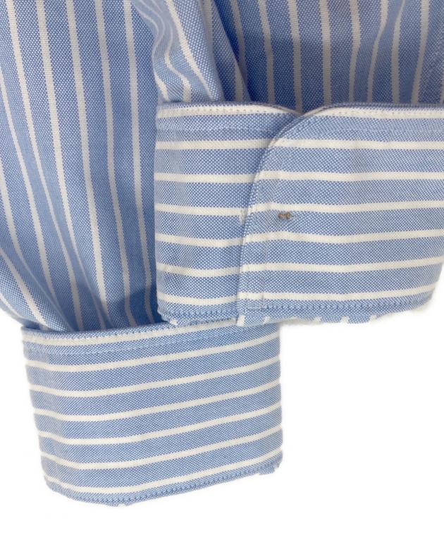 中古・古着通販】MEYAME (メヤメ) STRIPED SHIRT ブルー サイズ:FREE