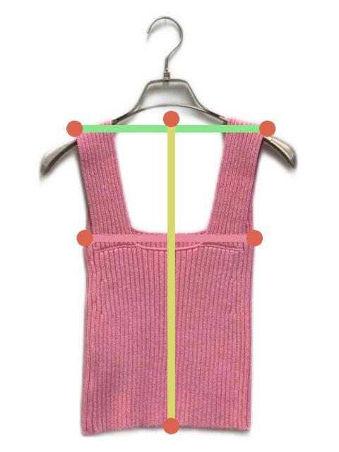 shishikui未使用 RIBB TOP/PINK 中古・古着通販】SHISHIKUI (シシクイ) RIBB TOP ピンク サイズ:FREE