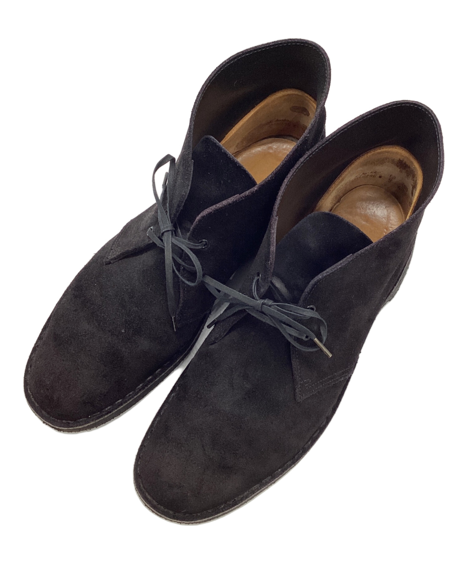 中古・古着通販】CLARKS (クラークス) デザートブーツ ブラック サイズ