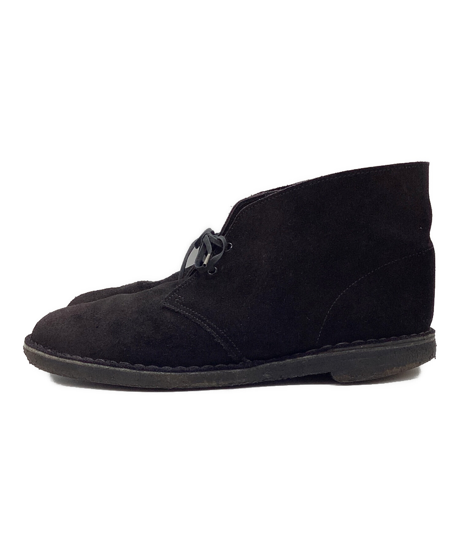 中古・古着通販】CLARKS (クラークス) デザートブーツ ブラック サイズ