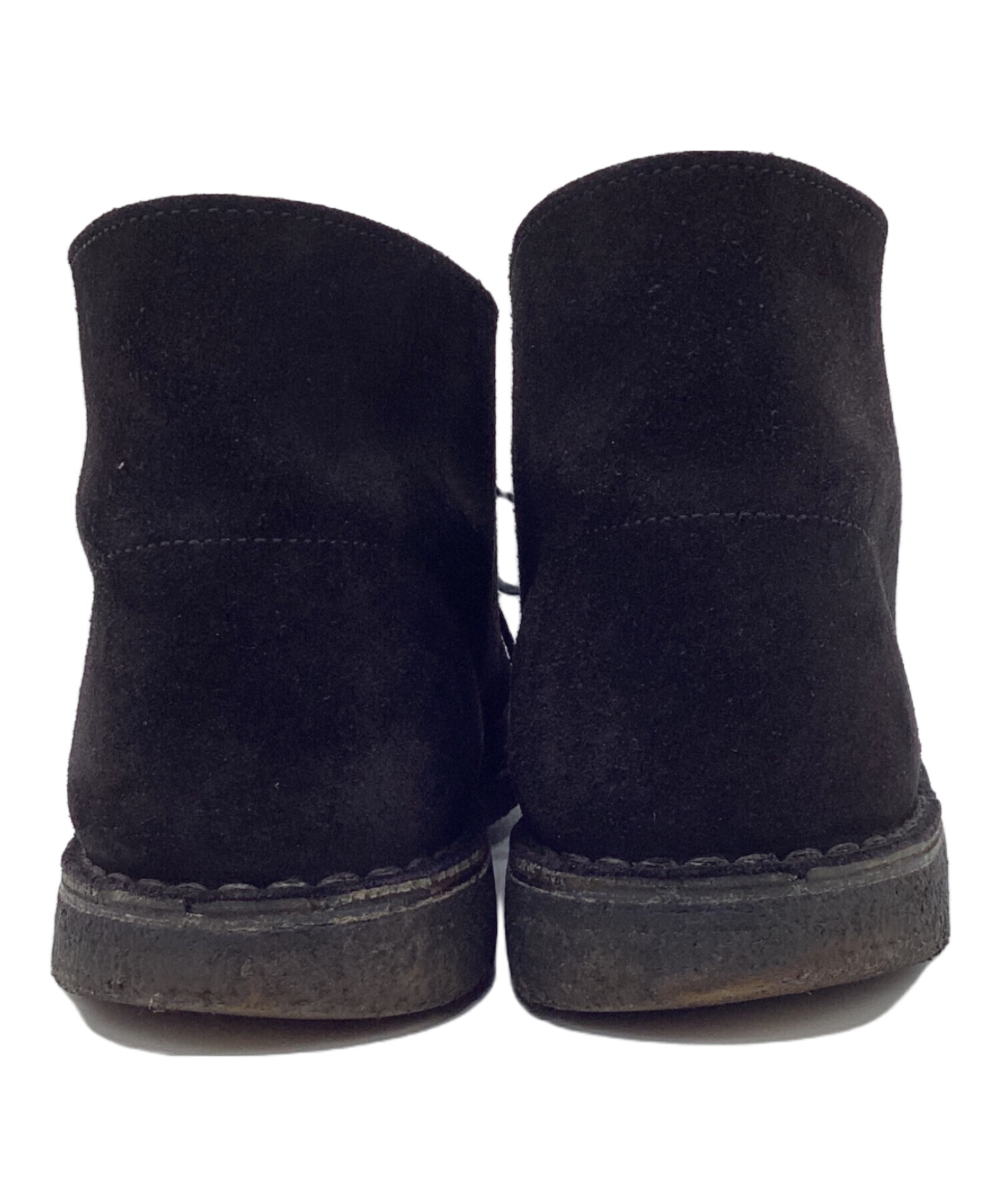 中古・古着通販】CLARKS (クラークス) デザートブーツ ブラック サイズ