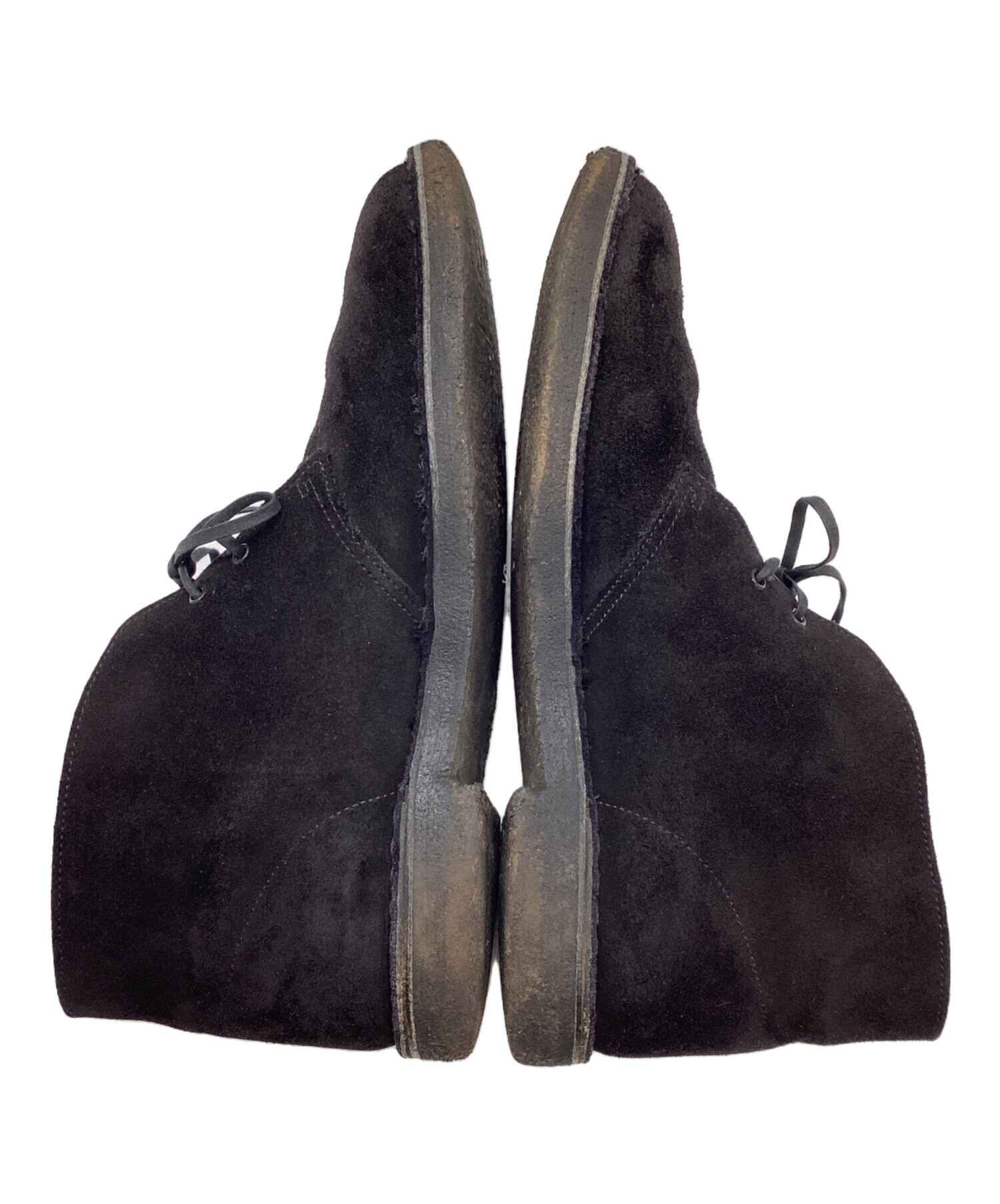 中古・古着通販】CLARKS (クラークス) デザートブーツ ブラック サイズ