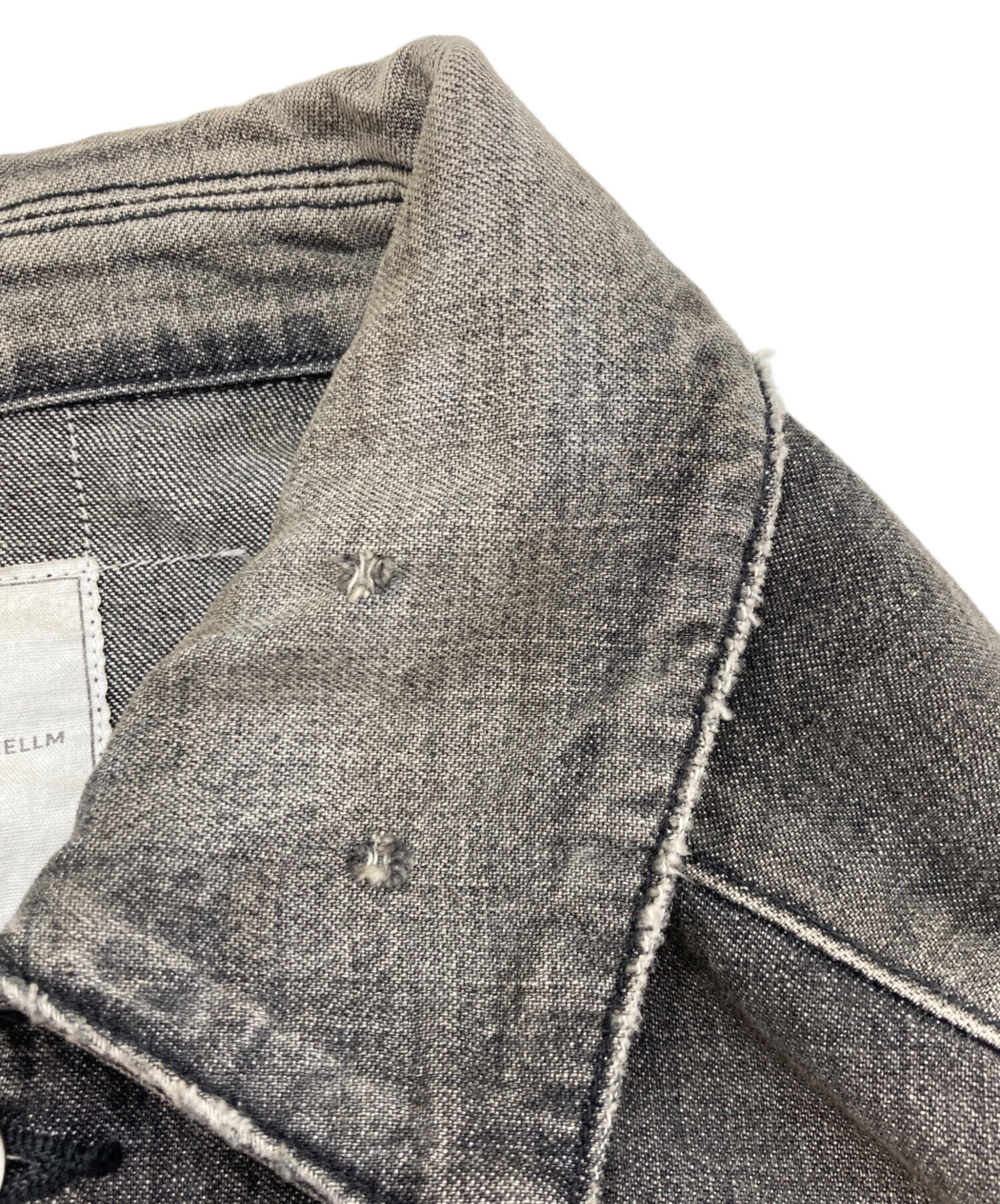 Ancellm アンセルム グレー デニムカバーオール ANCELLM | アンセルム DENIM COVERALL(INDIGO) / デニムカバーオール