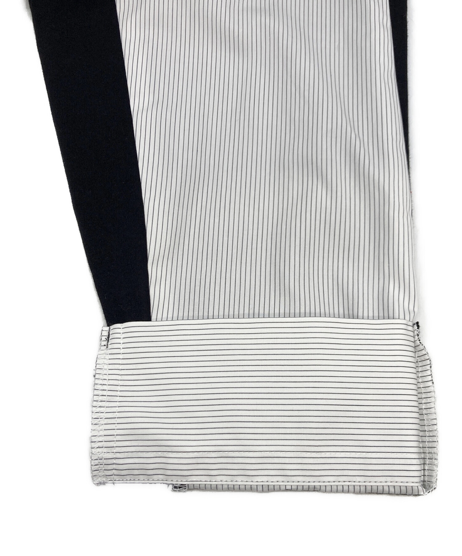 中古・古着通販】nagonstans (ナゴンスタンス) shirt×cut long-sleeves