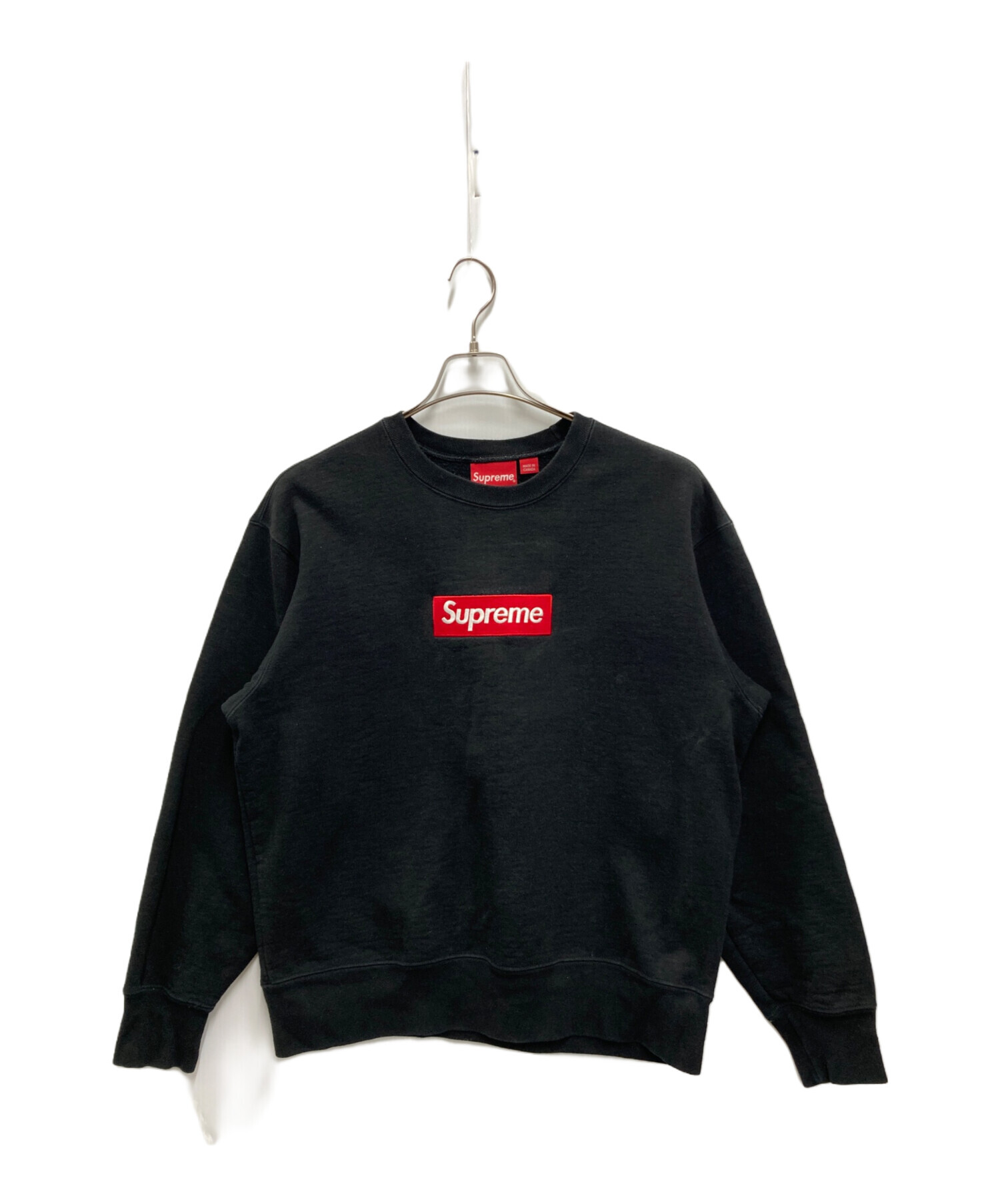 中古・古着通販】Supreme (シュプリーム) BOX LOGO Crewneck ブラック