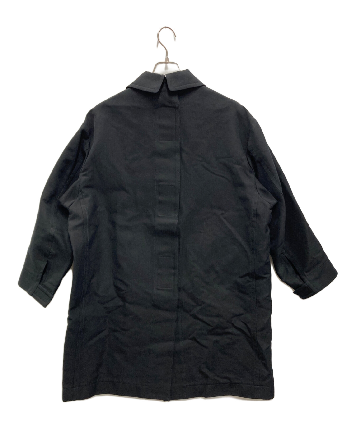 MARNI マルニ ステンカラーコート ブラック 8 M相当 中古・古着通販】MARNI (マルニ) ステンカラーコート ブラック サイズ