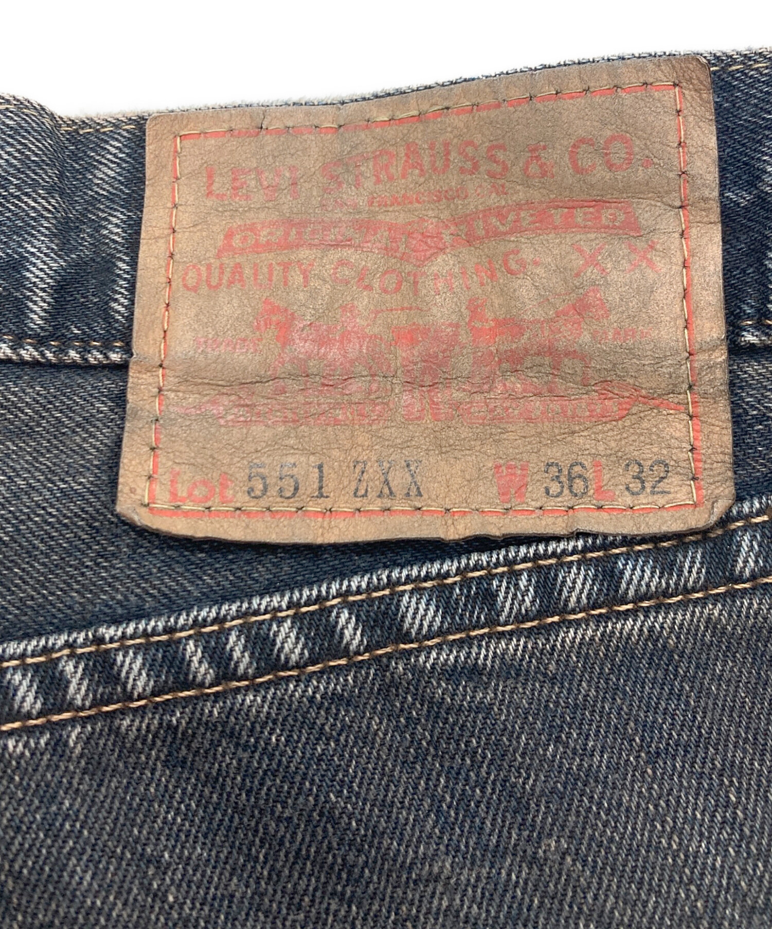 中古・古着通販】LEVI'S (リーバイス) 【古着】551ZXXデニムパンツ