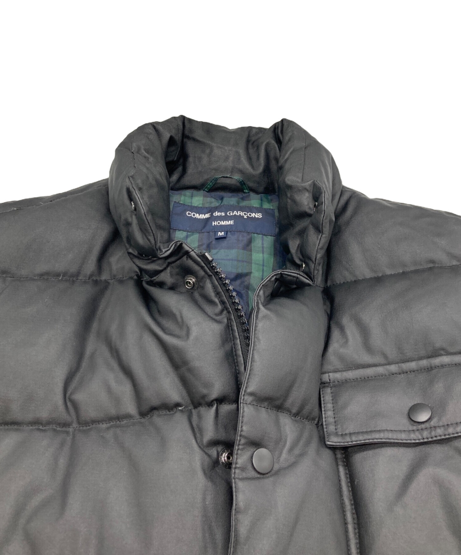コムデギャルソンオム ダウン ベスト M 中古・古着通販】COMME des GARCONS HOMME (コムデギャルソン オム