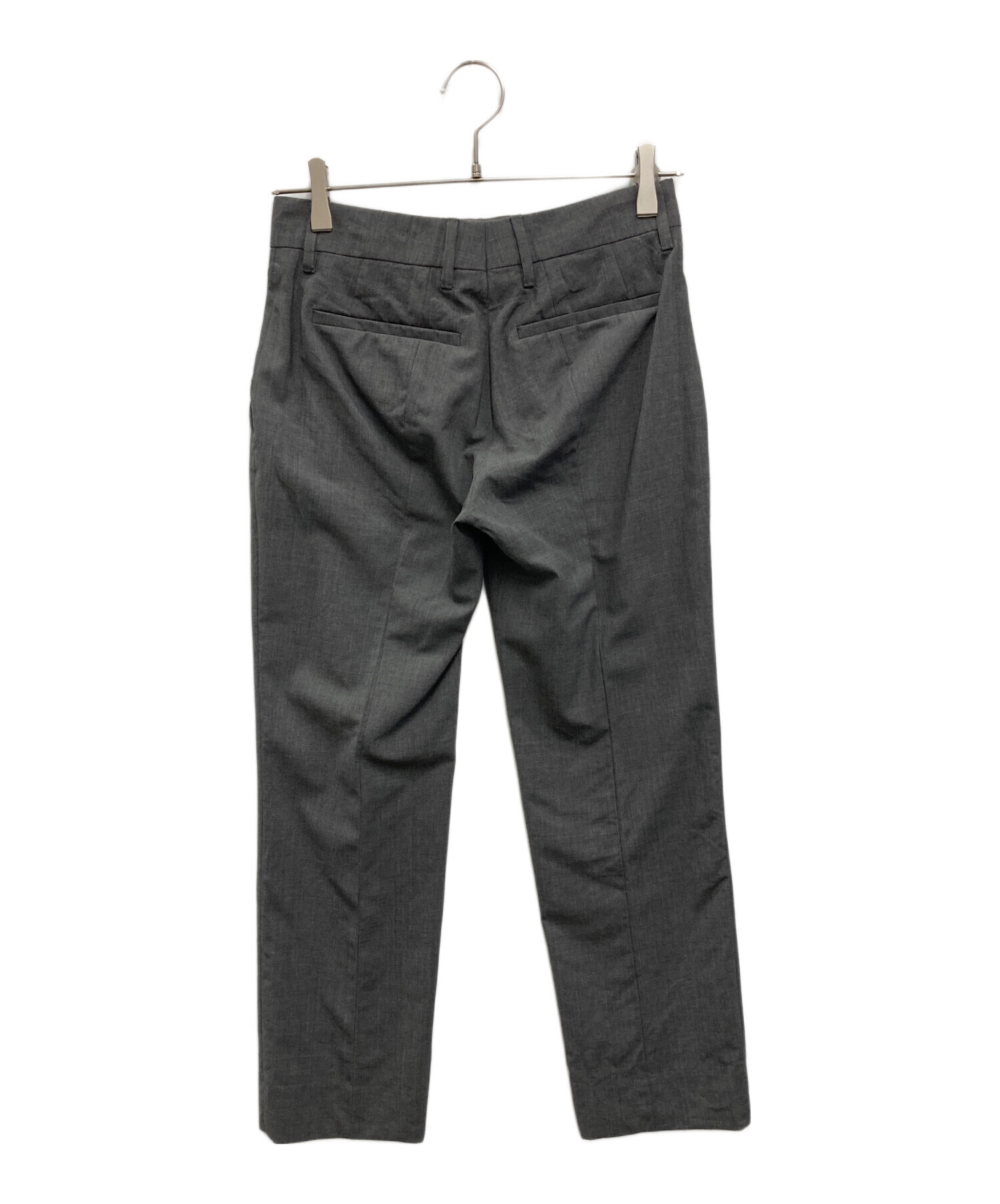 中古・古着通販】PRADA (プラダ) テーパードスラックス グレー サイズ