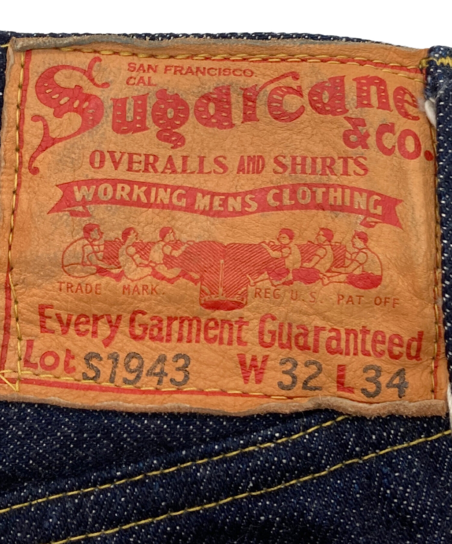 中古・古着通販】SUGAR CANE (シュガーケーン) 13.5oz Blue Denim