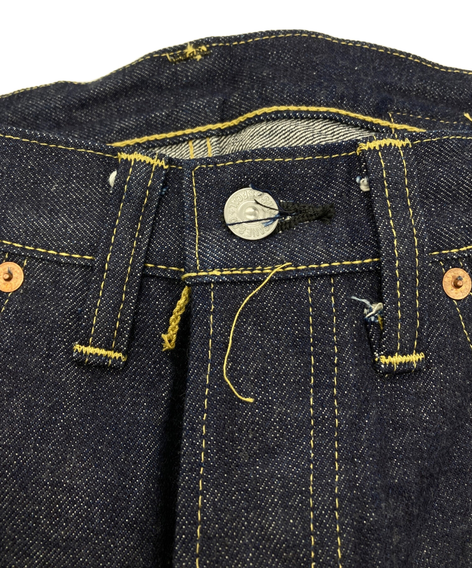 中古・古着通販】SUGAR CANE (シュガーケーン) 14oz. BLUE DENIM WAIST 