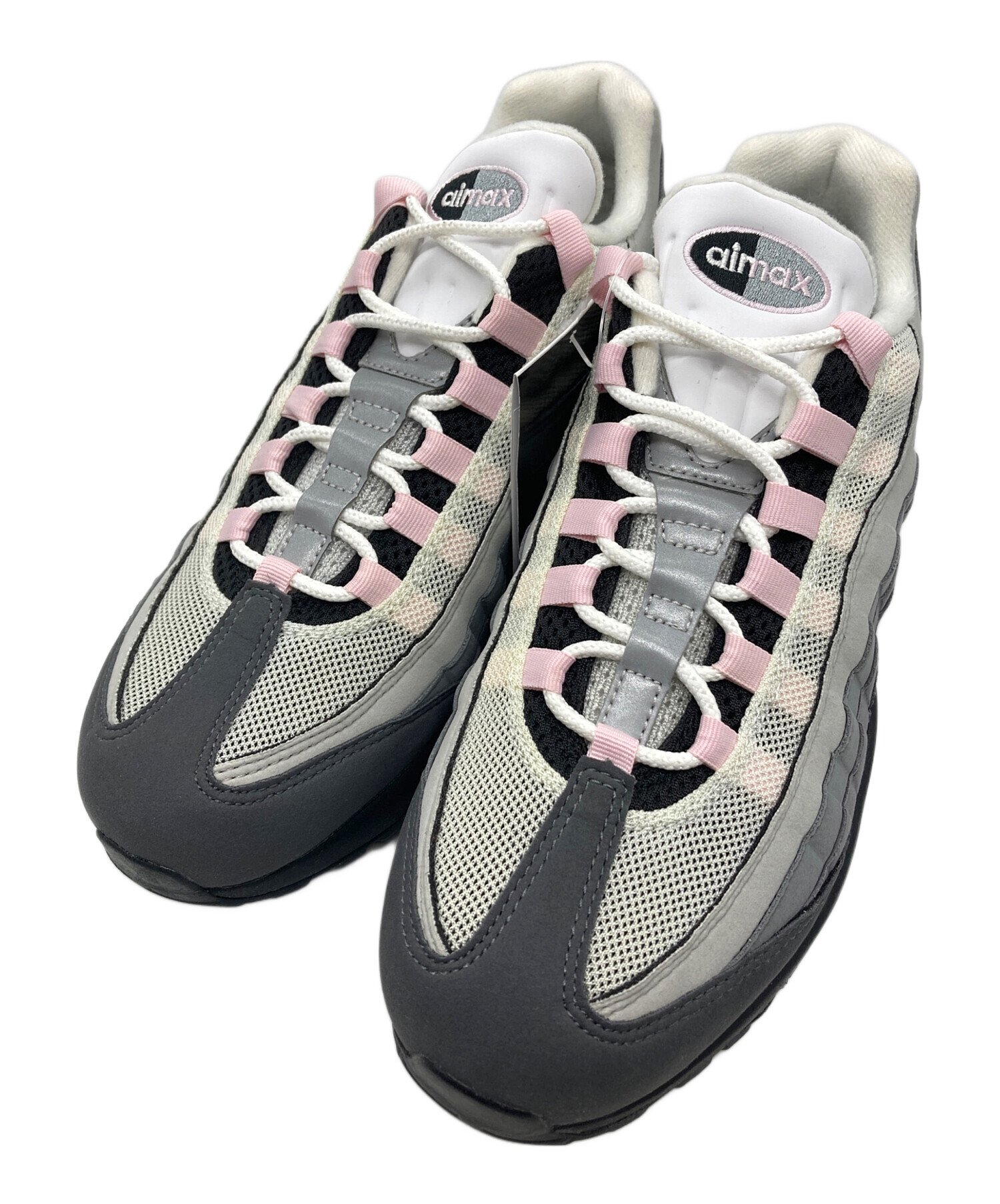 中古・古着通販】NIKE (ナイキ) AIR MAX 95 PRM グレー×ピンク サイズ 
