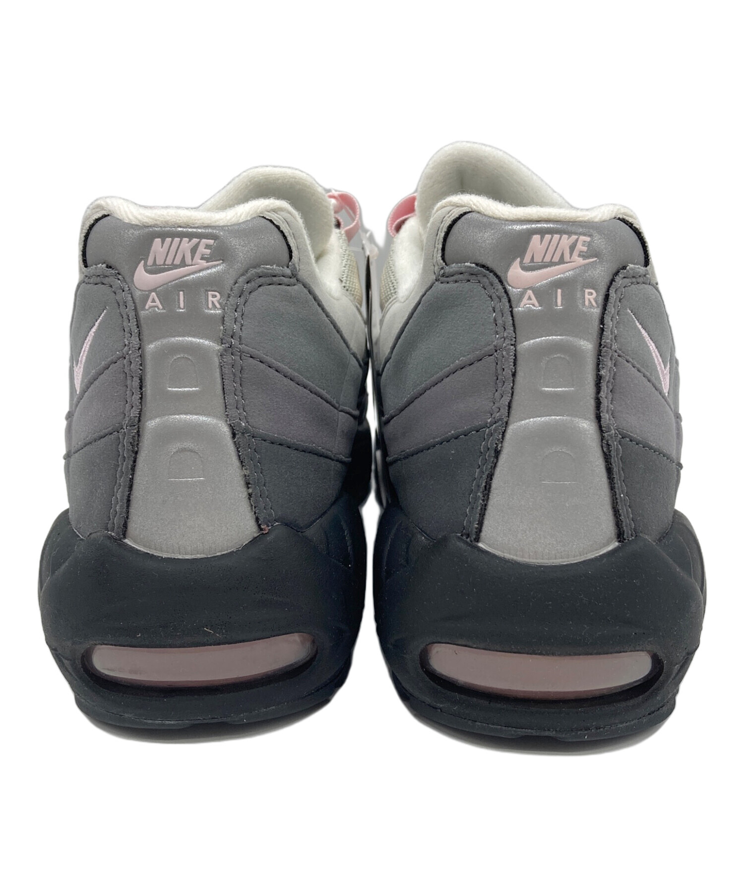 中古・古着通販】NIKE (ナイキ) AIR MAX 95 PRM グレー×ピンク サイズ 
