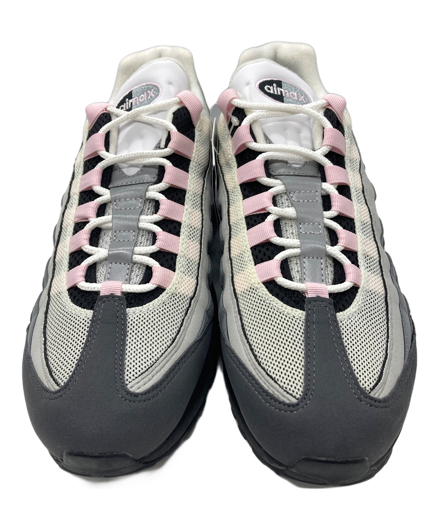 中古・古着通販】NIKE (ナイキ) AIR MAX 95 PRM グレー×ピンク サイズ 