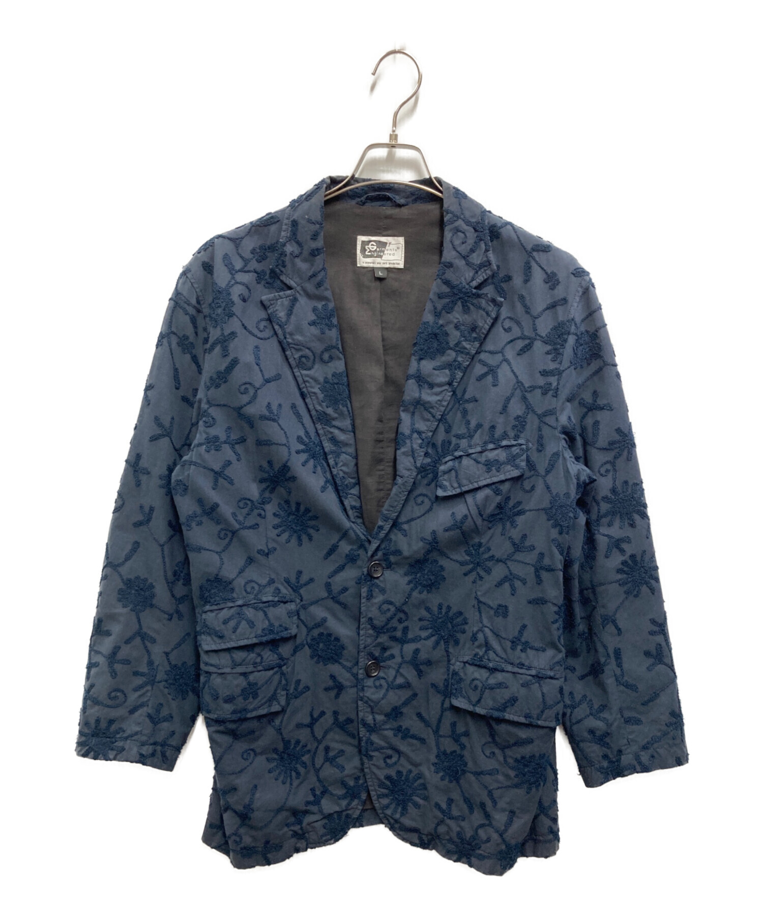 【ENGINEERED GARMENTS】テーラードジャケットMsize 中古・古着通販】Engineered Garments (エンジニアド ガーメンツ) 花柄
