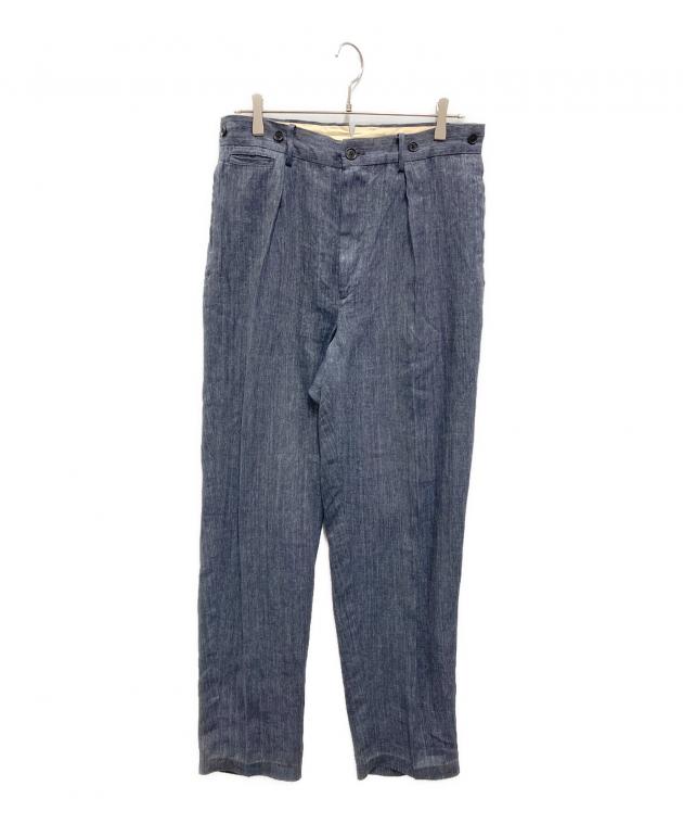 ​NIGEL CABOURN / ナイジェルケーボン | LINEN CHAMBRAY GENTLEMAN PANT リネンシャンブレー ジェントルマンパンツ | 30 | メンズ 中古・古着通販】​NIGEL CABOURN​ (ナイジェル・ケーボン) LINEN