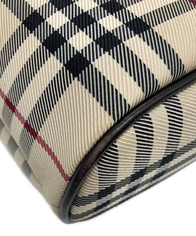 中古・古着通販】BURBERRY (バーバリー) ノバチェックハンドバッグ