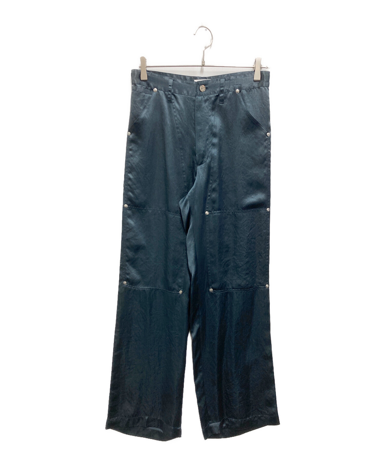 中古・古着通販】TANAKA (タナカ) WORK TROUSERS ネイビー サイズ:28