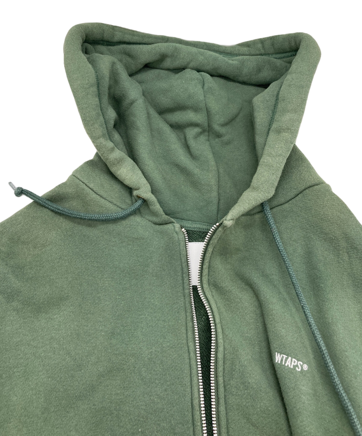 中古・古着通販】WTAPS (ダブルタップス) AII/ZIP HOODY グリーン