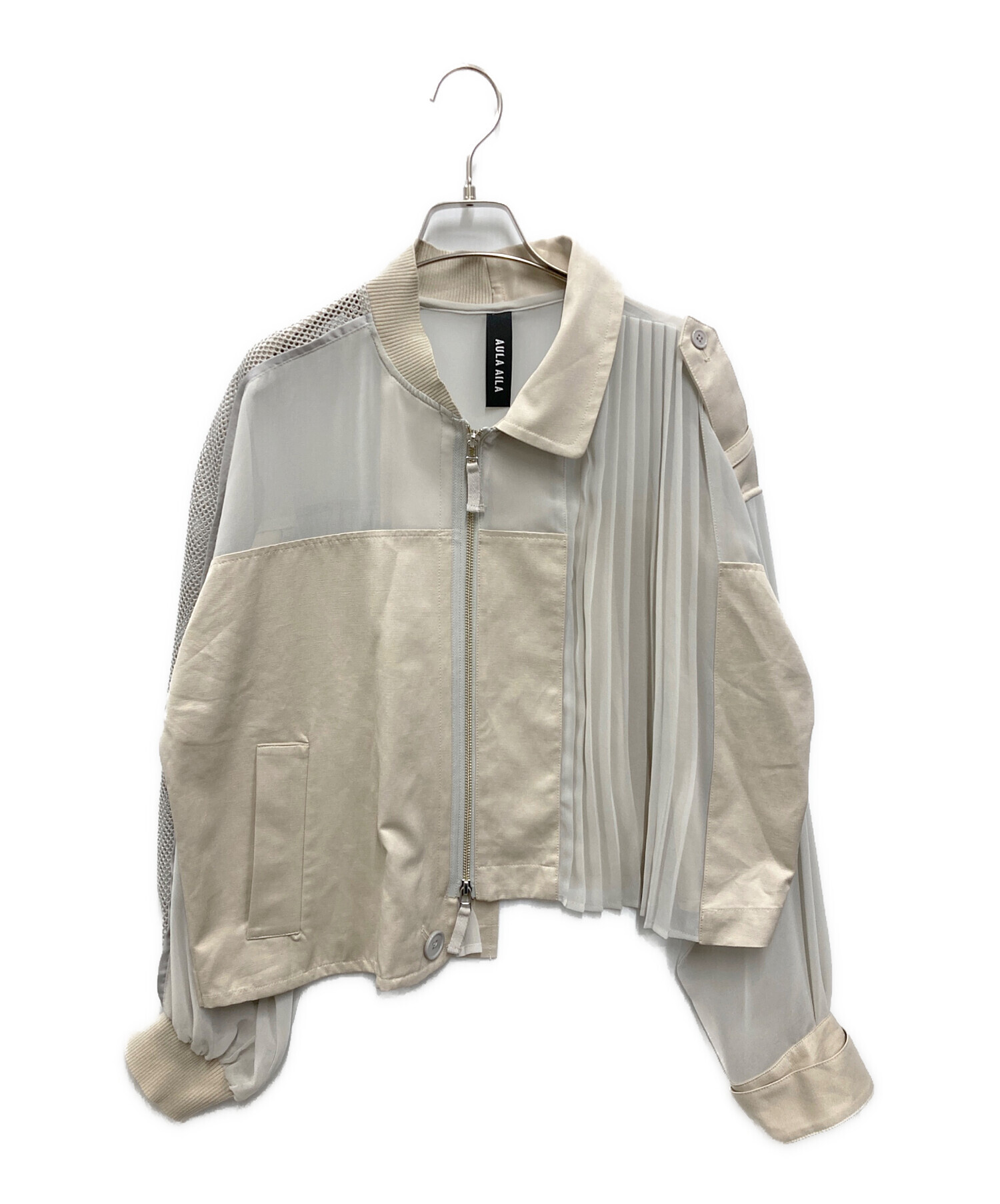 中古・古着通販】AULA AILA (アウラアイラ) DENIM COMBINATION BLOUSON