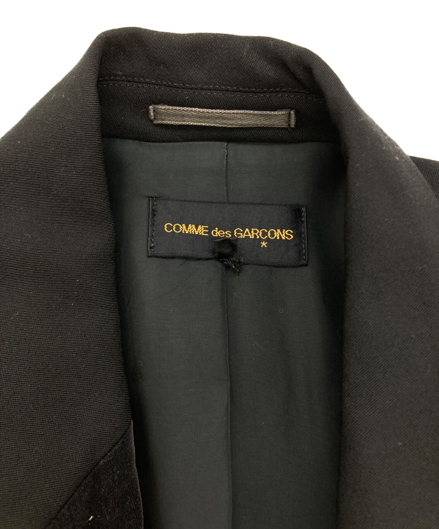 中古・古着通販】COMME des GARCONS (コムデギャルソン) ベロア切替