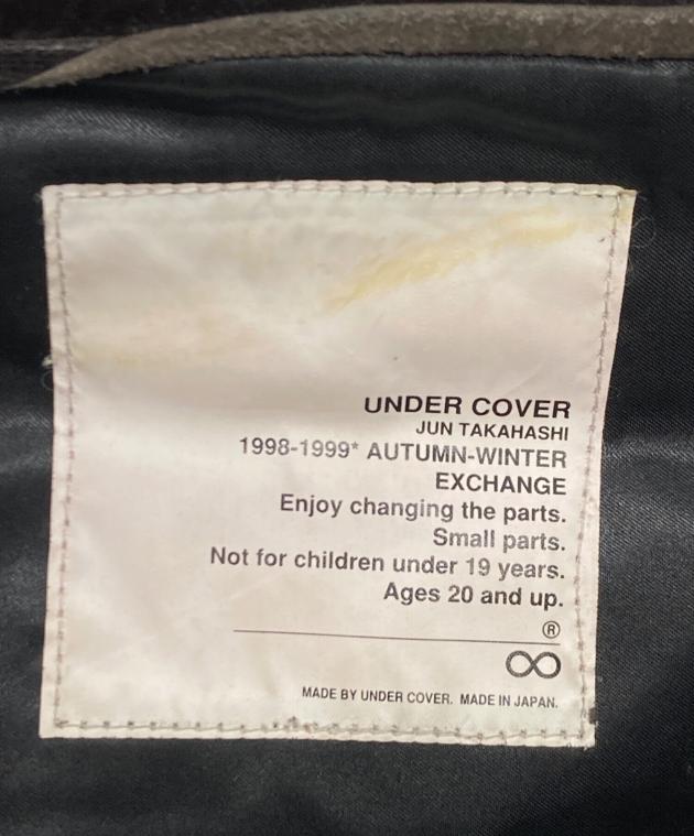 中古・古着通販】UNDERCOVER (アンダーカバー) レザーパンツ ブラウン