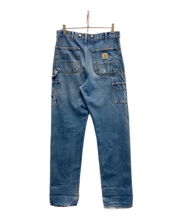 あ*お様 カーハート ダブルニー　デニム　ペインター　インディゴ　W32 中古・古着通販】CarHartt (カーハート) ダブルニーデニムパンツ