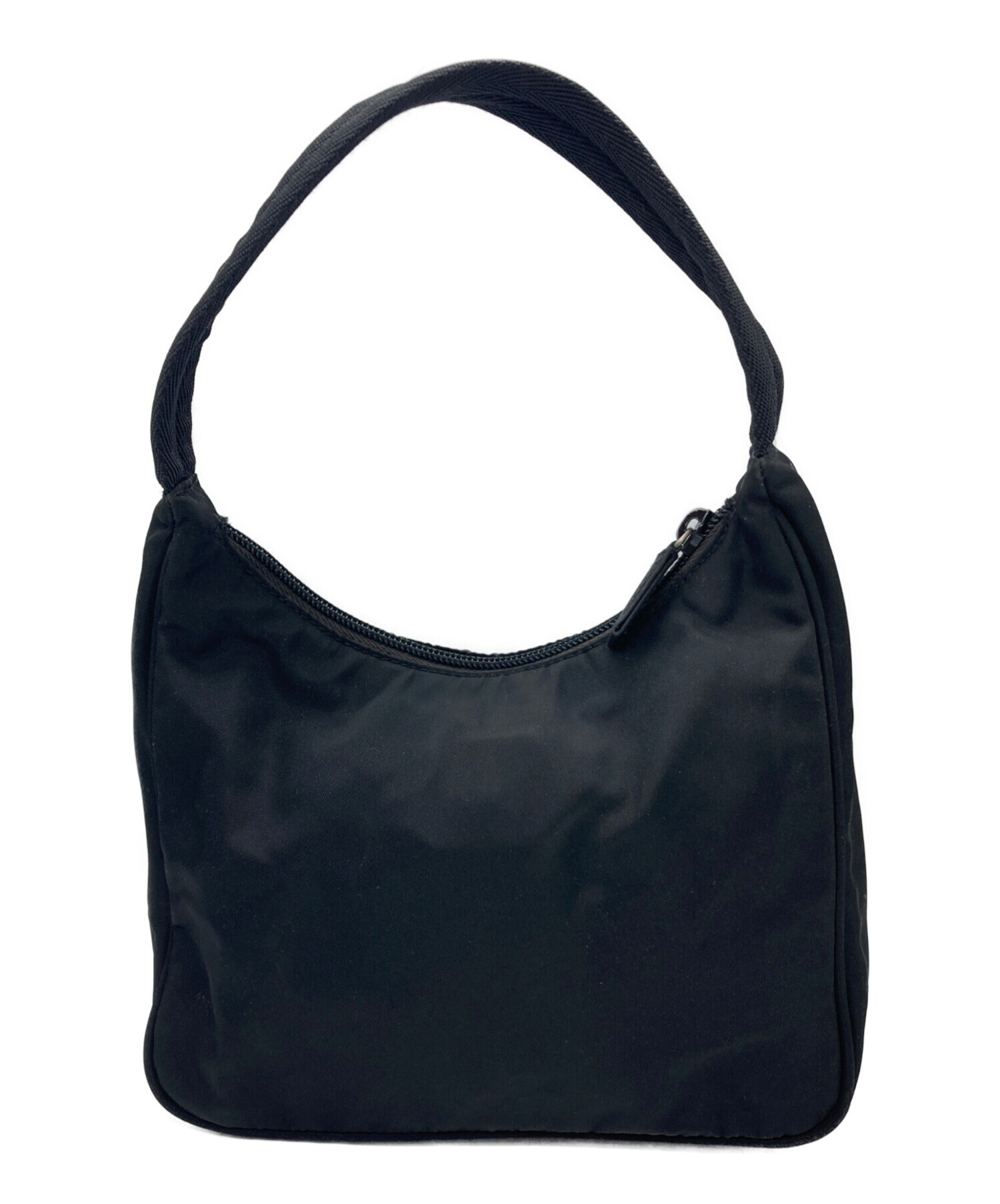 中古・古着通販】PRADA (プラダ) ナイロンミニバッグ ブラック