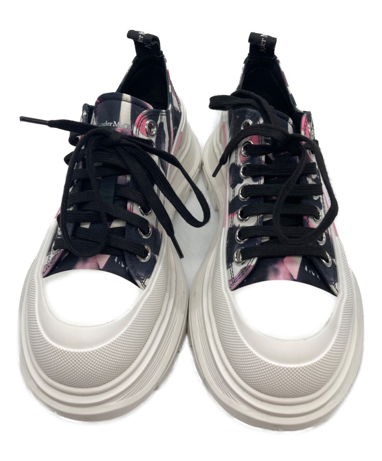 K368 アレキサンダーマックイーン 27 S ロゴ刺繍 デニム レディース 中古・古着通販】ALEXANDER McQUEEN (アレキサンダーマックイーン