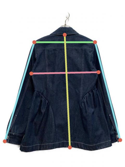 中古・古着通販】ELLIE (エリー) フレアデニムジャケット インディゴ